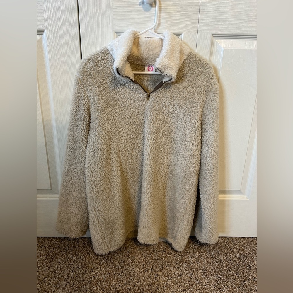Wanna B - Sherpa Quarter-Zip